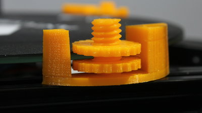 Anycubic Kossel 3D printer sample print threads