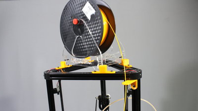 Anycubic Kossel 3D printer sample print  spool holder