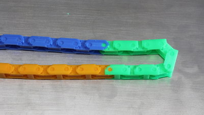 CR-10 3D printer sample print cable chain