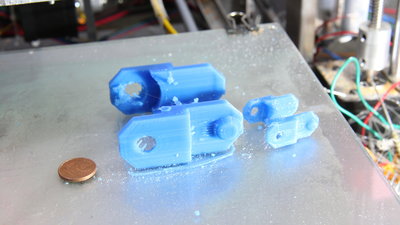 Direct granules extruder V2, sample print cable chain link