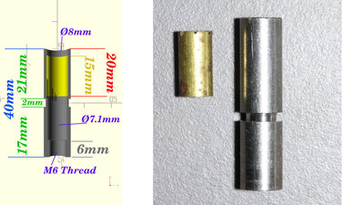 Direkt Granulat Extruder V7.0: Extruderr&ouml;hre
