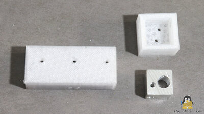 Direkt Granulat Extruder: Bohrschablonen