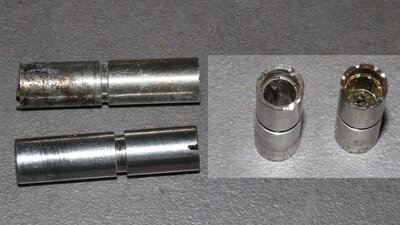 Direkt Granulat Extruder V7.1: Extruder tube compared to the previous version