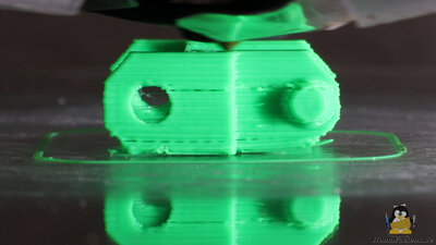 Test print track link with Pellets