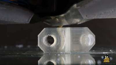 Test print track link with industrial powder 0.1mm Layer height