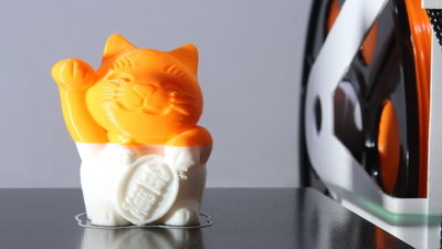 JG Aurora-A3S 3D printer sample print "money cat"