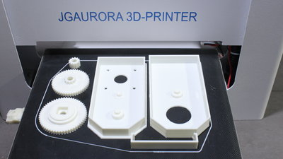 JG Aurora-A3S 3D printer sample print "gearbox"