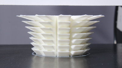 JG Aurora-A3S 3D printer sample print "overhang"