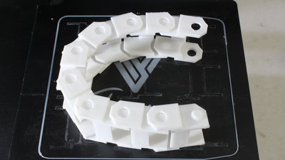 Tevo-Michelangelo 3D printer Testdruck Kettenglieder