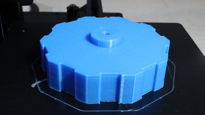 Tevo-Michelangelo 3D Drucker Testdruck Antriebsrad