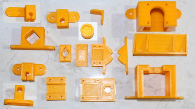 Tronxy-X5 3D Drucker neue Teile aus PLA