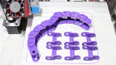 Zonestar QR2 3D printer sample print chain