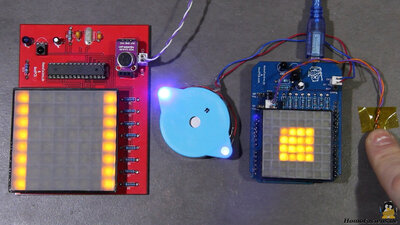 Morse code used to transmit data to an Arduino UNO