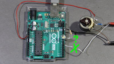 Arduino UNO mit unbeschaltetem Eingang