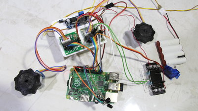 Rover R13 electronics wired up