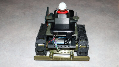 Rover R23 Tracked Loader: rear view