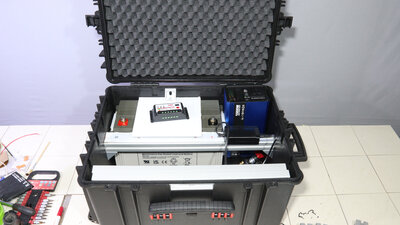 My solar generator in a suitcase
