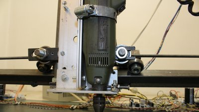 CNC Maschine V2.1, Halterung Fräsmotor