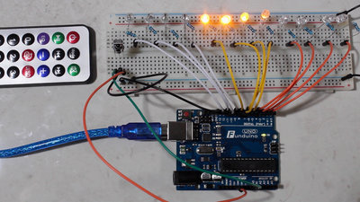 Microcontroller starter kit IR remote control