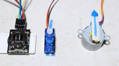 Microcontroller starter kit joystick